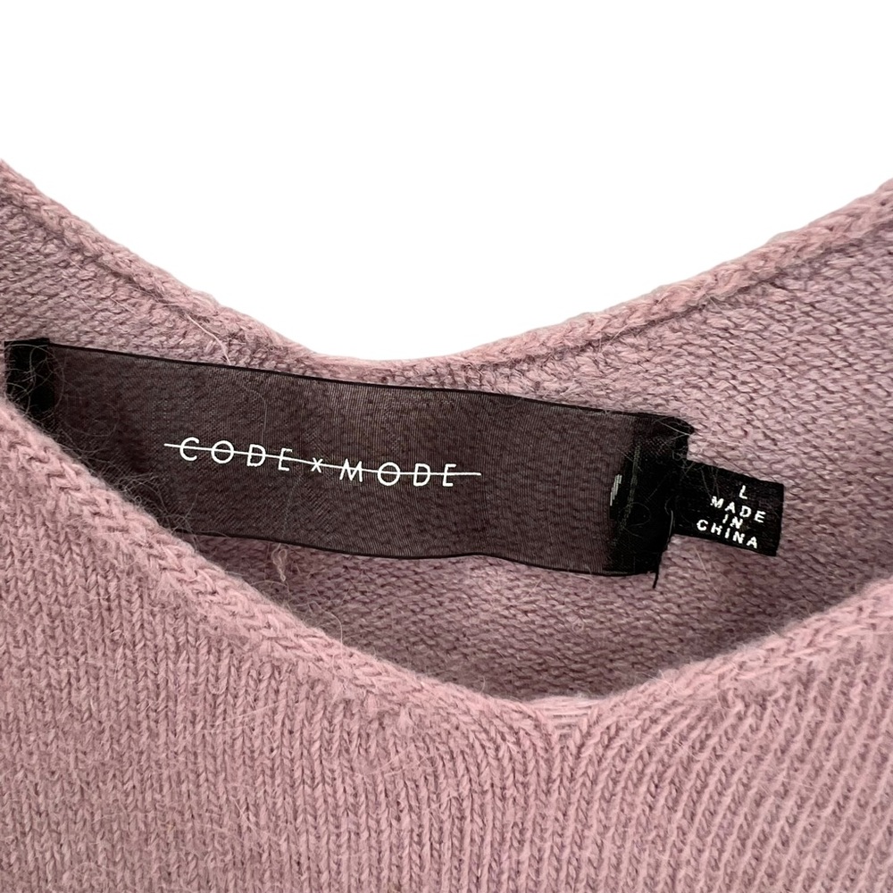 Code X Mode Angora Sweater Tank Top Large - Picture 4 of 9
